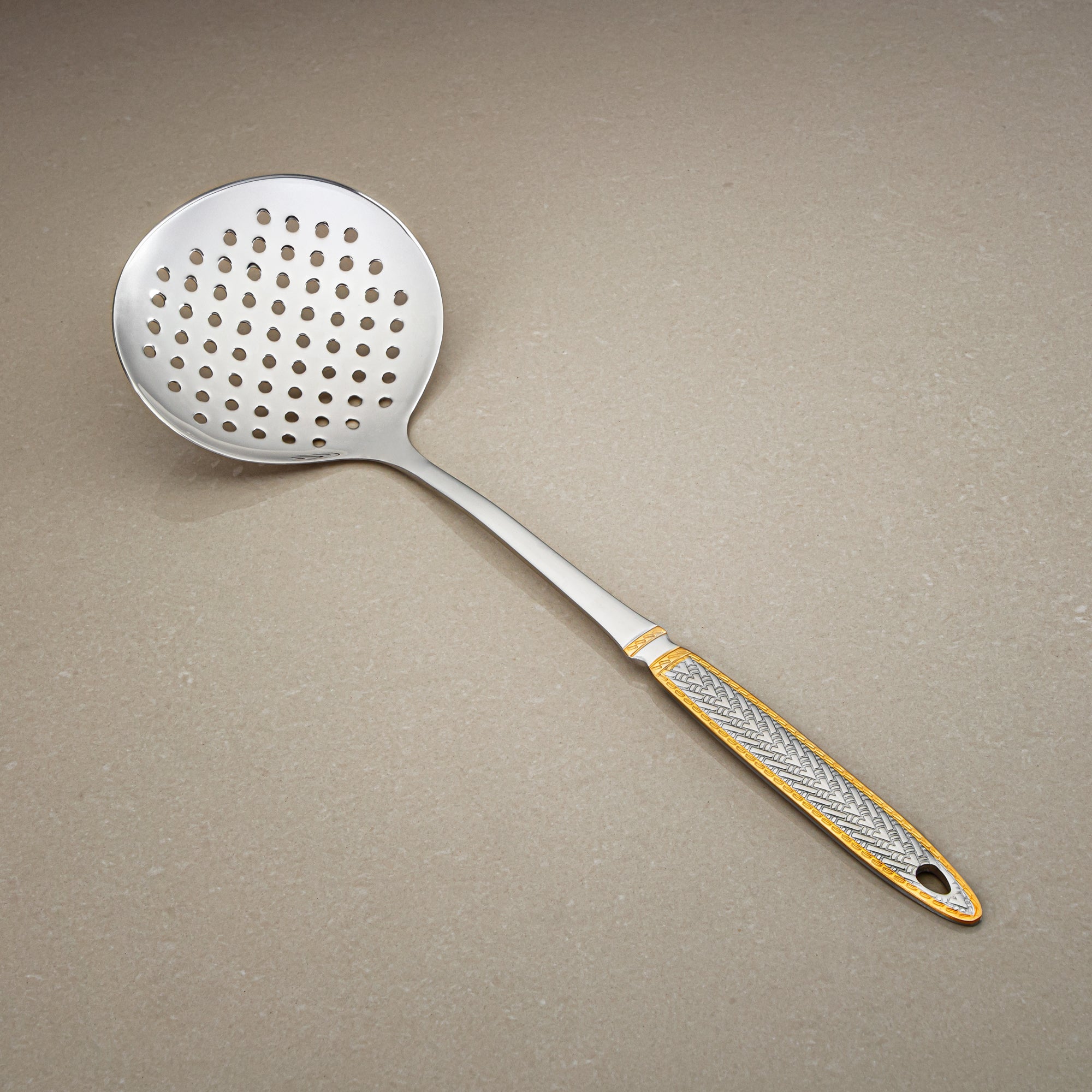 أدوات مائدة أنيقة من المرجان سكيمر، ستانلس ستيل، فضي وذهبي (CUT0010511)