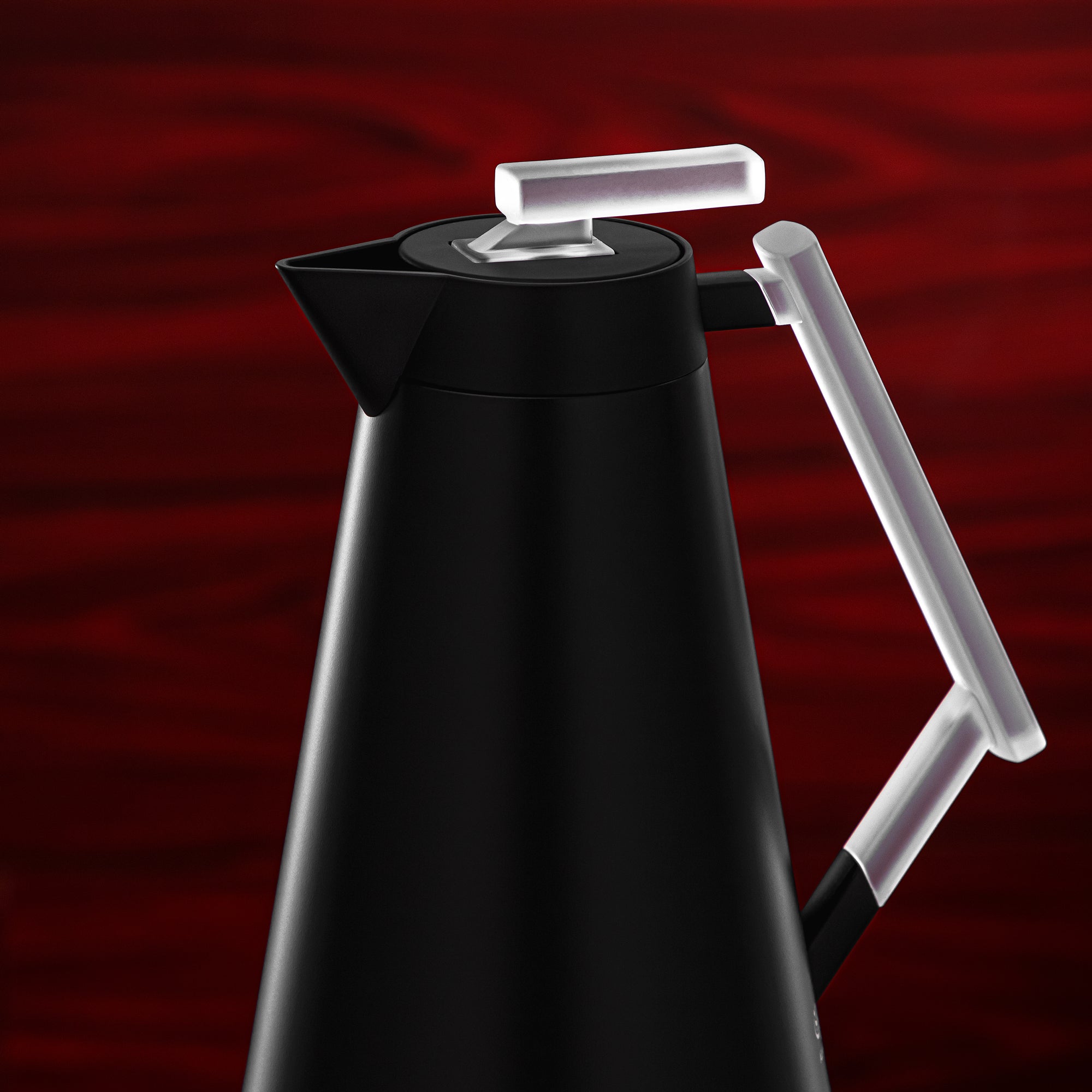 Almarjan Vacuum Flask Set 0.7L & 1L Matt Black & Frost