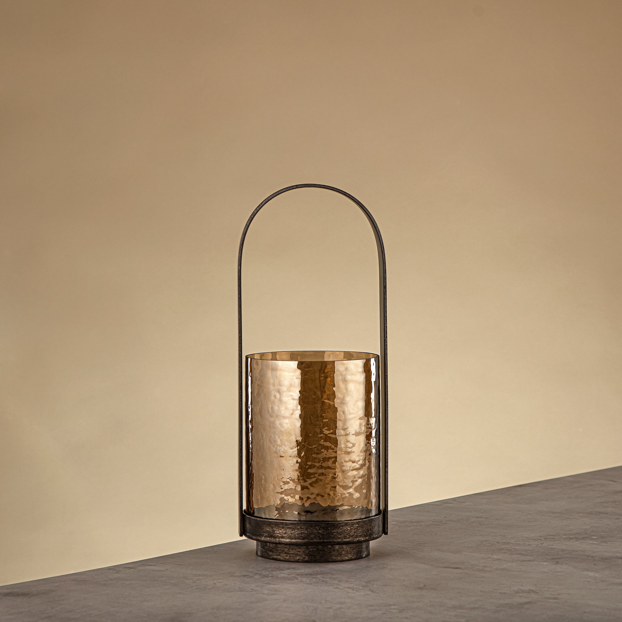 فانوس المرجان هوريكان 32 سم فضي عتيق