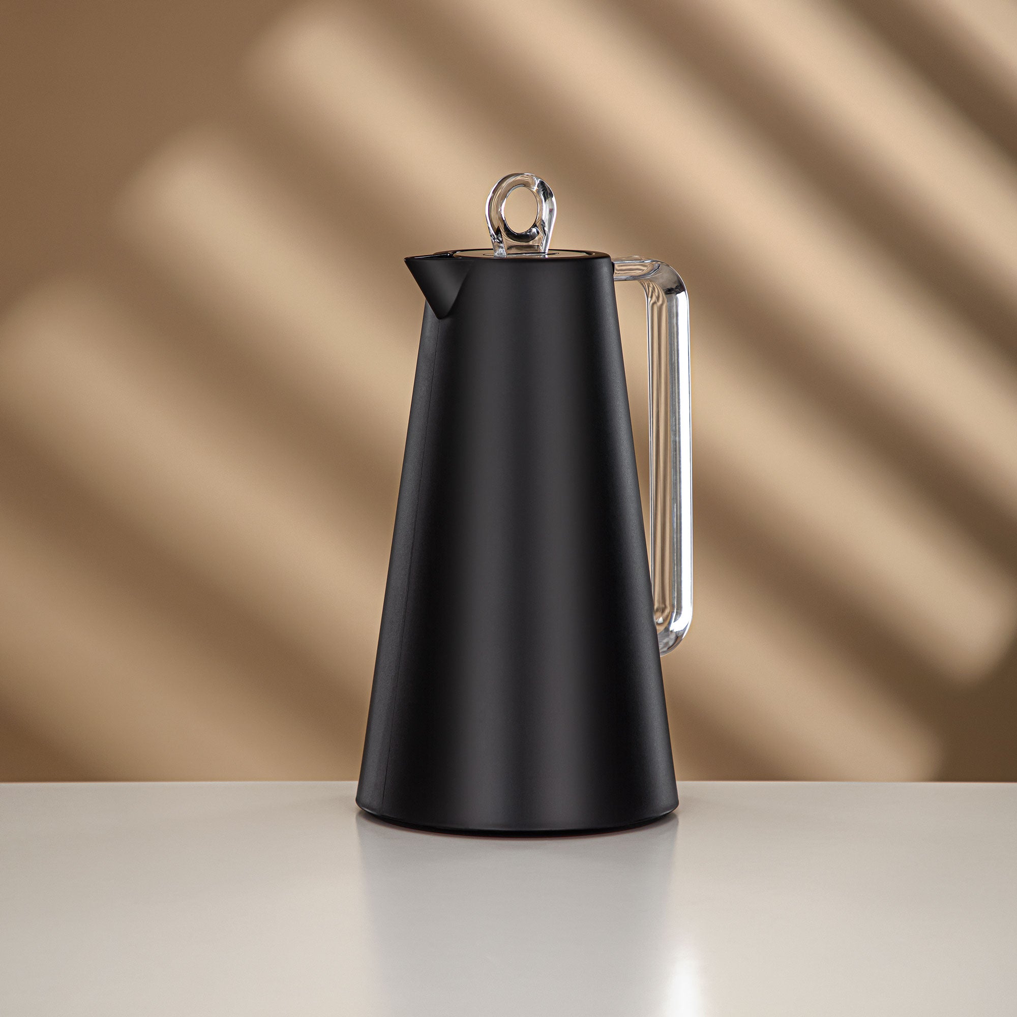 Almarjan Vacuum Flask Set Black & Transparent