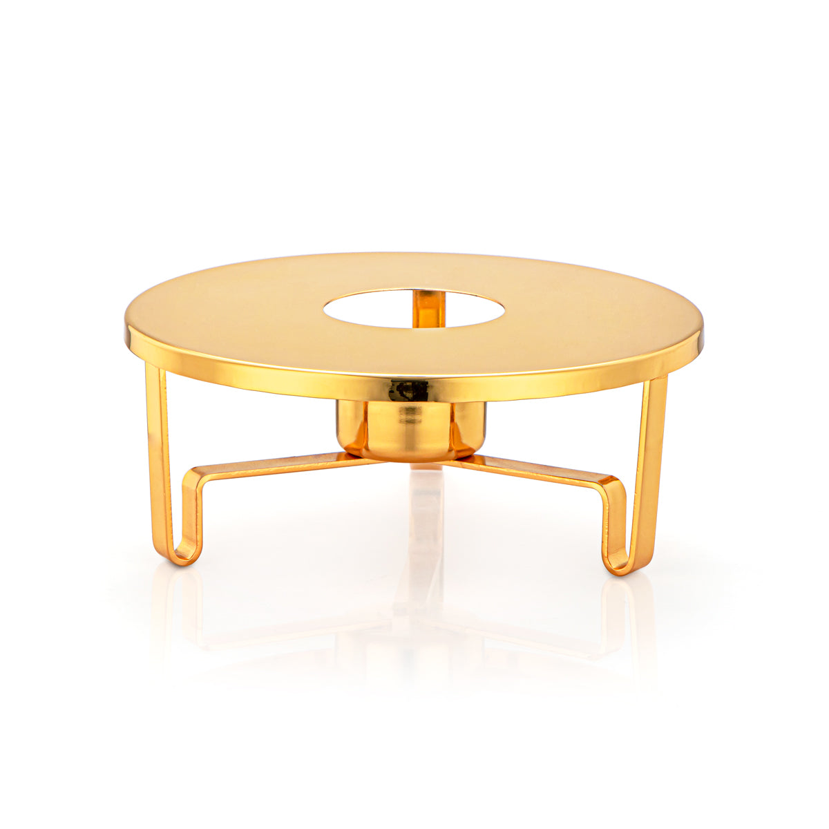 سخان المرجان للشاي والقهوة 16 سم ذهبي - HT220938