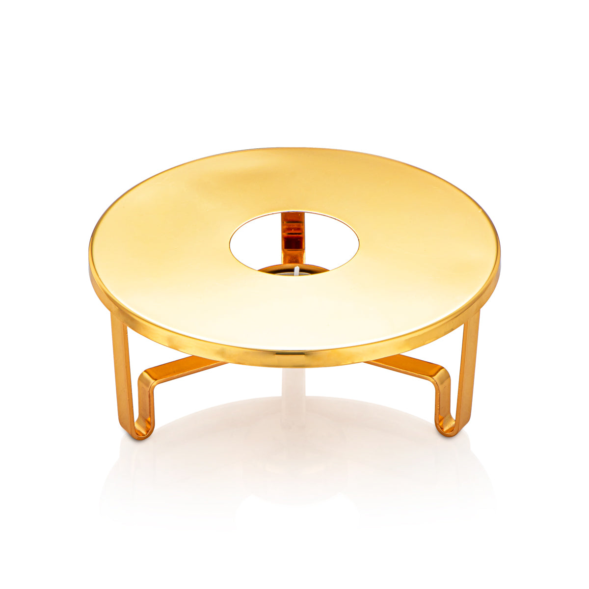 سخان المرجان للشاي والقهوة 16 سم ذهبي - HT220938