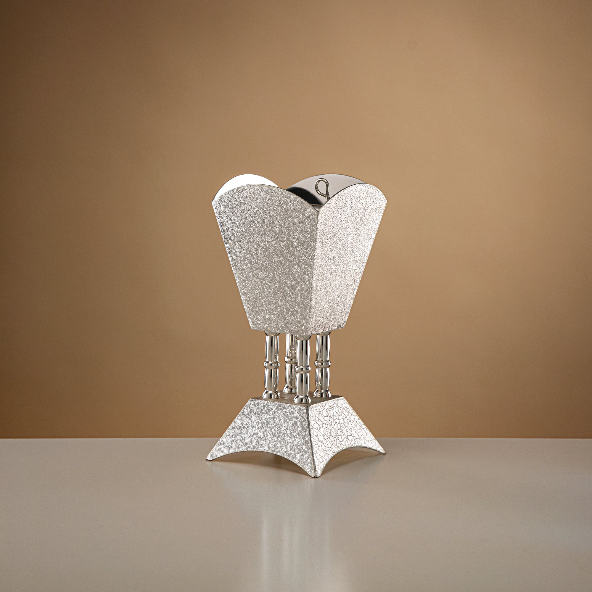 مبخرة المرجان فضية 20.5 سم