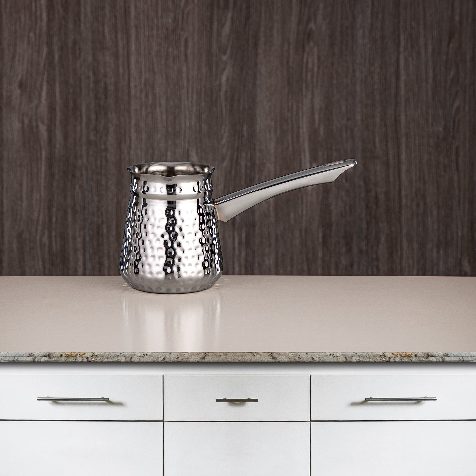 Almarjan Coffee Warmer Set Silver – Al Bawadi