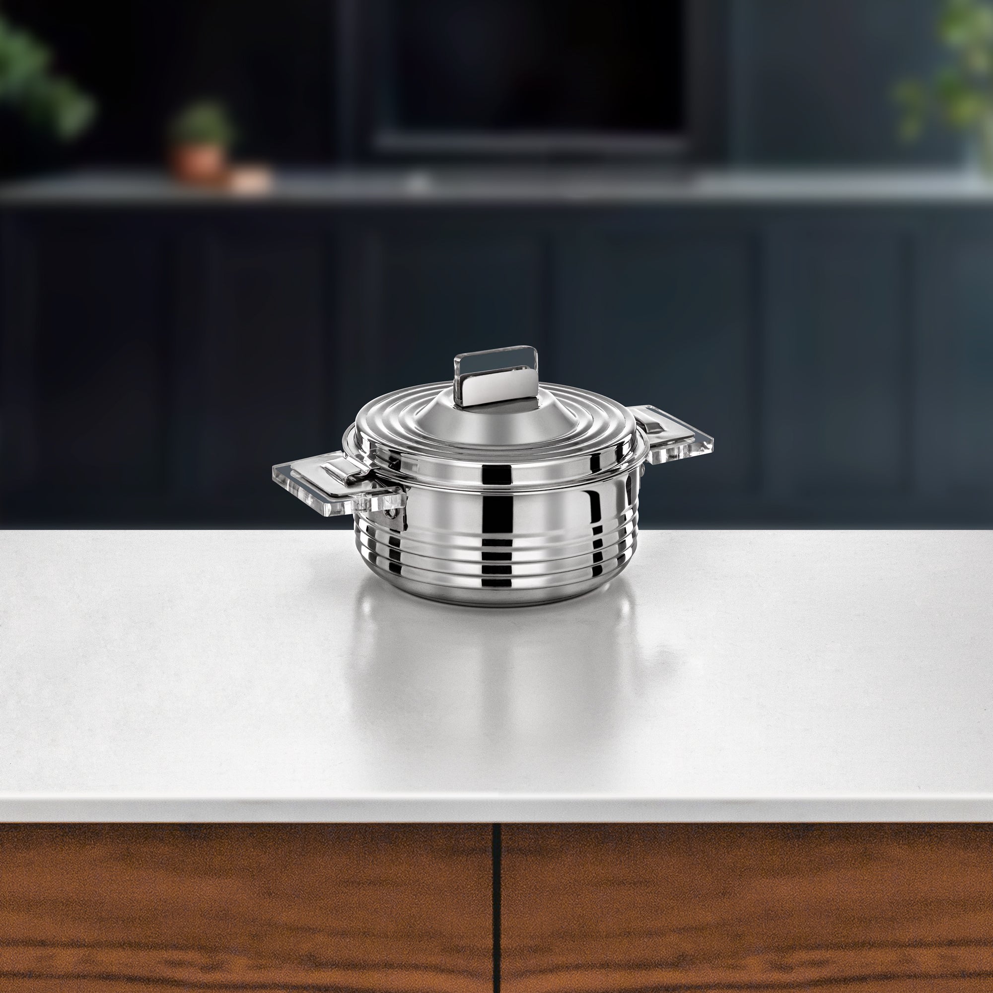 Almarjan Mahra Hot Pot 1 L Silver (H25P3)