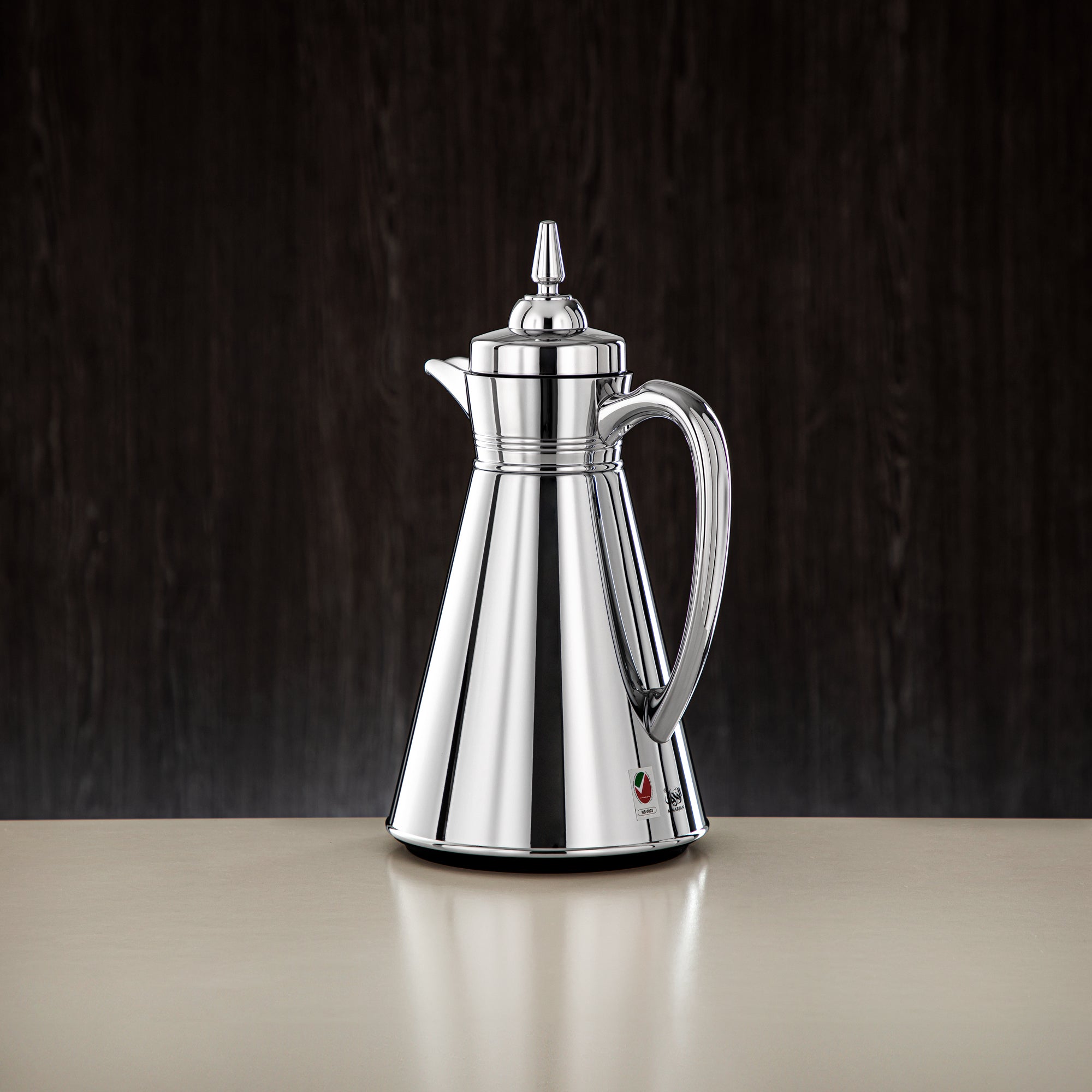 ألمرجان طقم ترامس، 0.7 لتر + 1 لتر، فضي (UBC-A0700/B1000 C) - أدوات تقديم رمضان