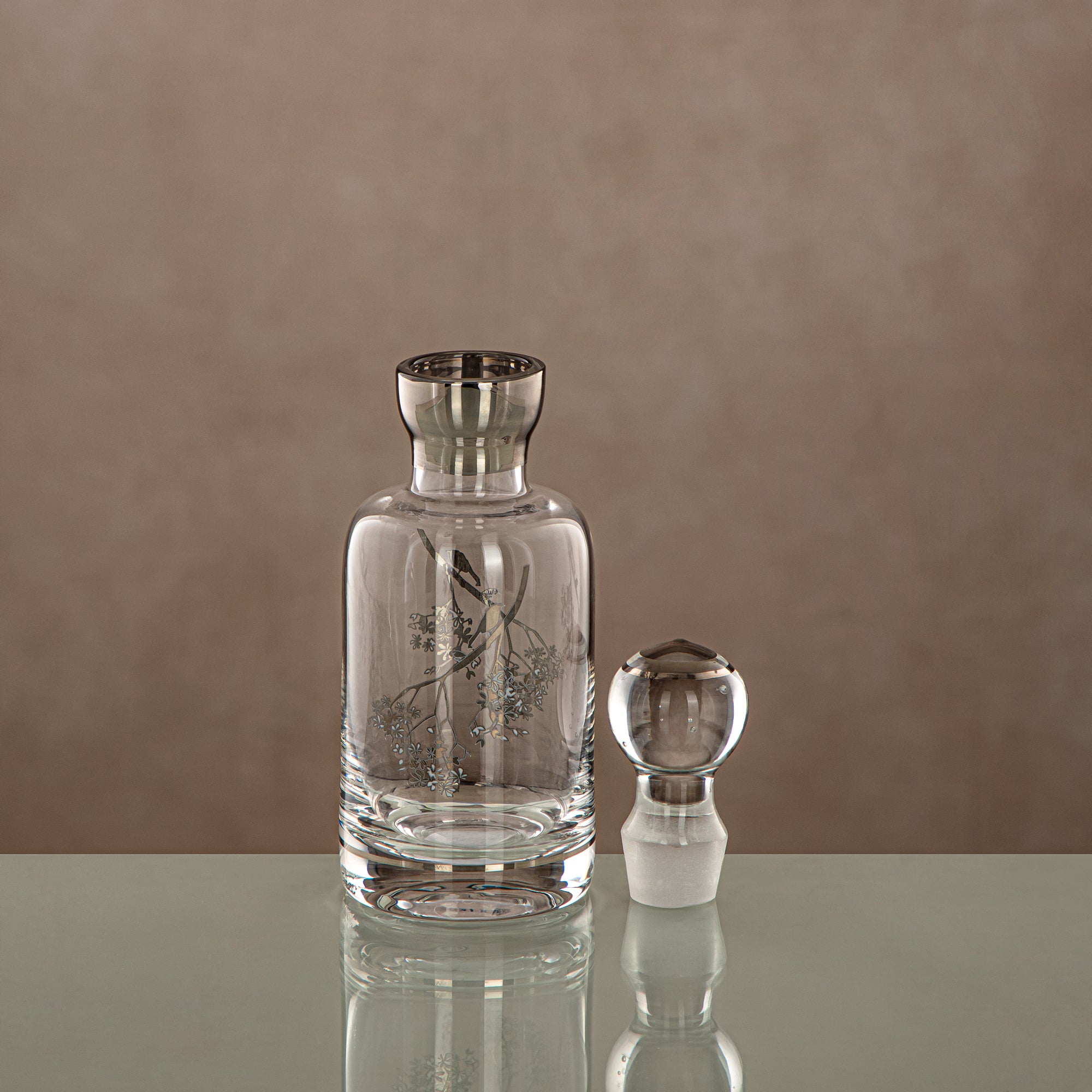 زجاجة عطر المرجان شفافة وفضية 16.5 توله (0862P-XQZT-SIL) التجمعات، المناسبات الخاصة، رمضان، العيد
