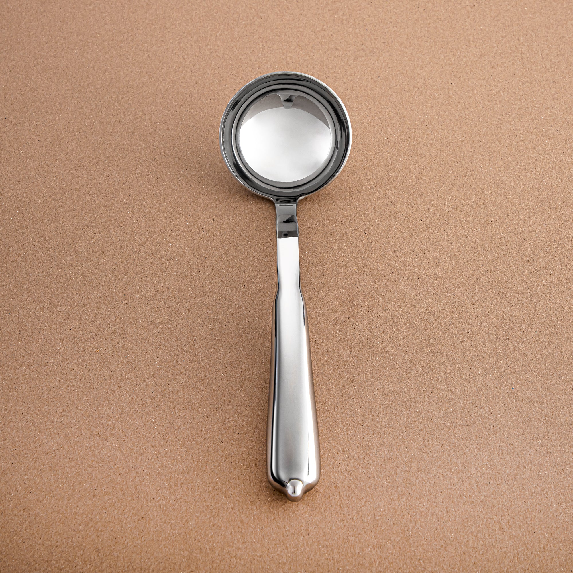 Almarjan Stainless Steel Ladle – Mirror Finish, Silver CUT1620049