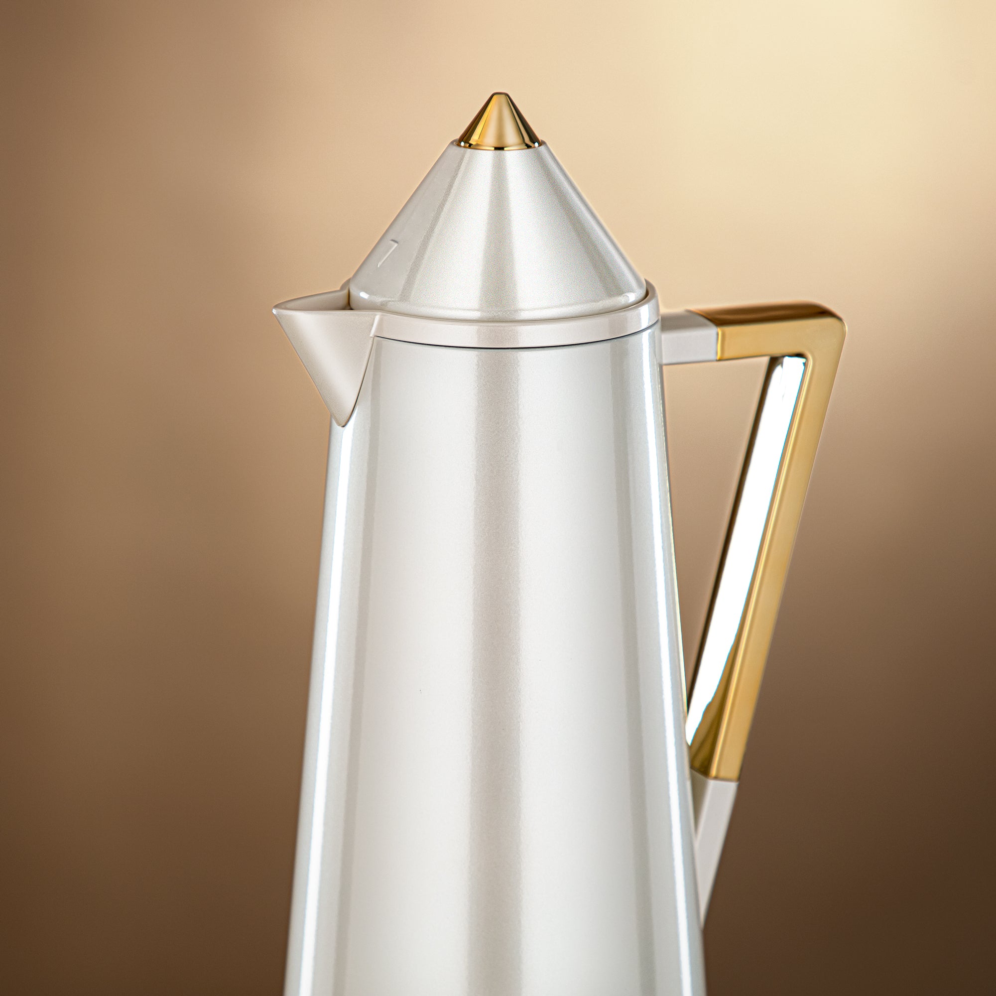 المرجان ترمس فراغي أبيض لؤلؤي وذهبي – رمضان والتجمعات