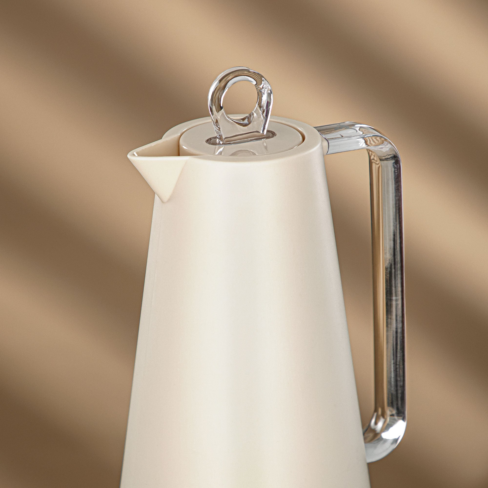 Almarjan Vacuum Flask Set Ivory & Transparent