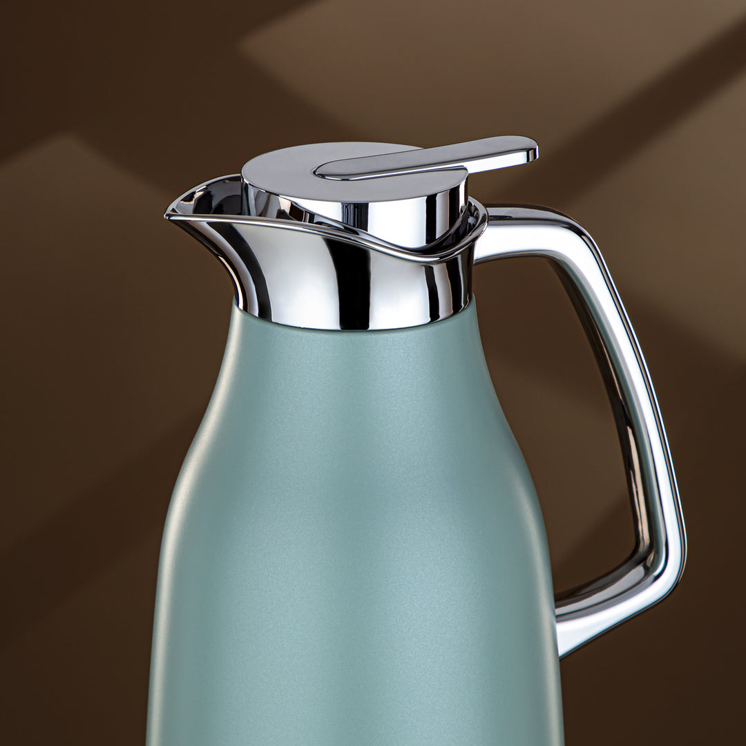 Almarjan 1.3 Liter Vacuum Flask Matt Green & Silver - RGC-1300Q405YZC