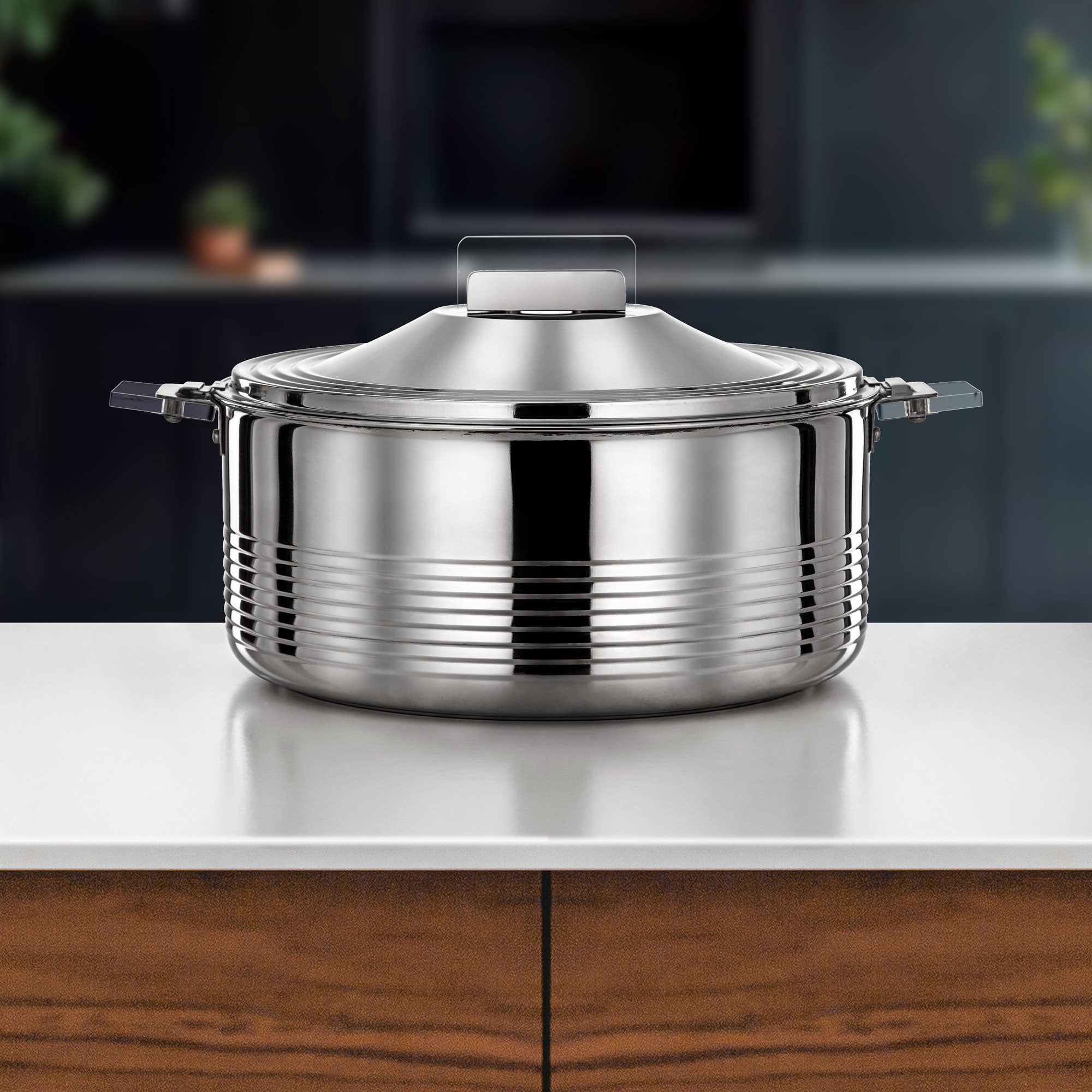 Almarjan Mahra Hot Pot 10 L Silver (H25P3)