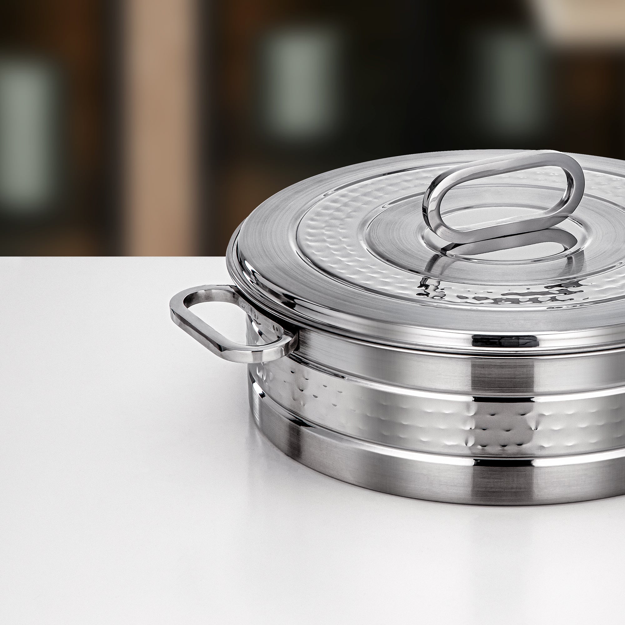 طقم حرارات المرجان ديانا من 3 قطع - فضي