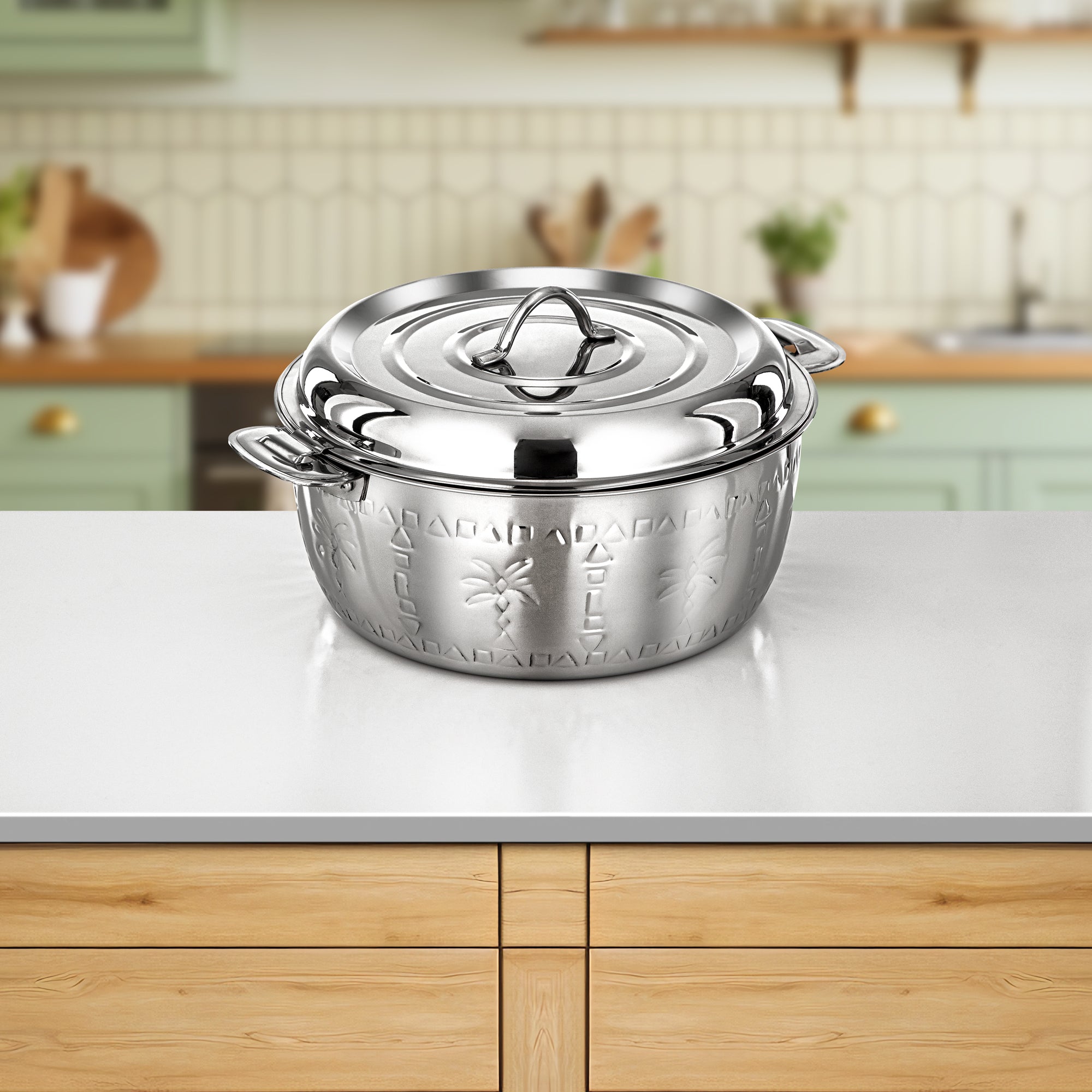 طقم حرارات المرجان ٤ قطع فضي – مجموعة مدن