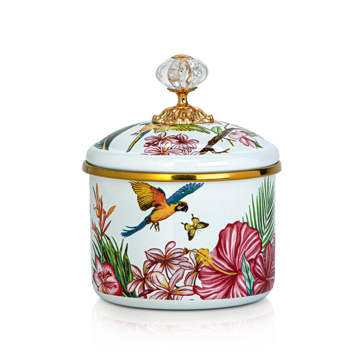 Almarjan Tohfa Collection Enamel Canister Small - 287421067