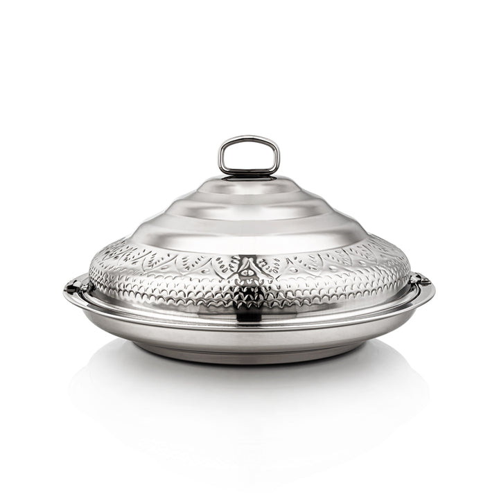 Almarjan 45 CM Abraj Collection Stainless Steel Hot Pot Silver - H22M59