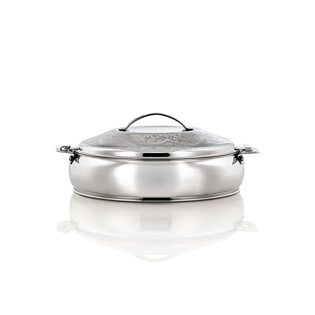 Almarjan 21 CM Ashwaq Collection Stainless Steel Hot Pot Silver - H22E12