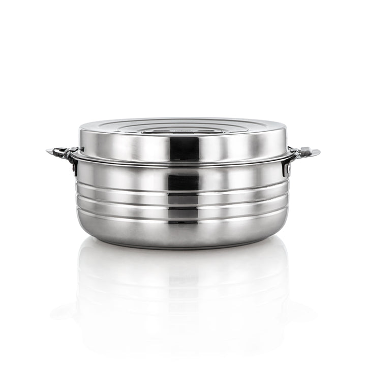 Almarjan 4 Pieces Royal Collection Stainless Steel Hot Pot Silver - STS0293012