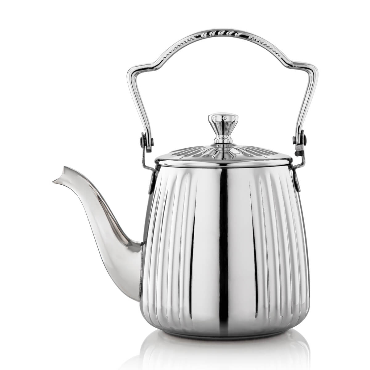 Almarjan 0.9 Liter Stainless Steel Tea Kettle Silver - STS0010646
