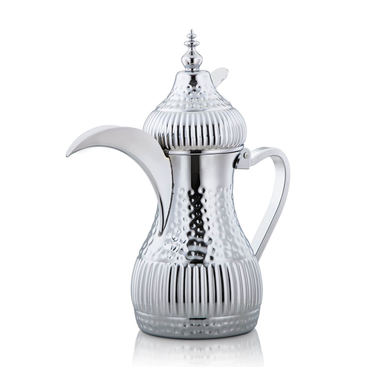  Almarjan 1.5 Liter Stainless Steel Dallah Silver - STS0010722 
